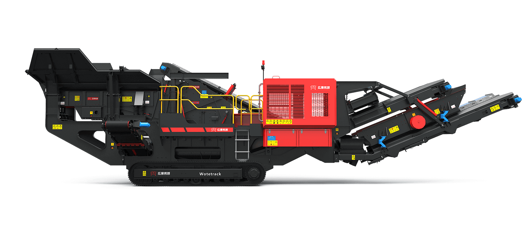 Wotetrack履带式移动破碎筛分站