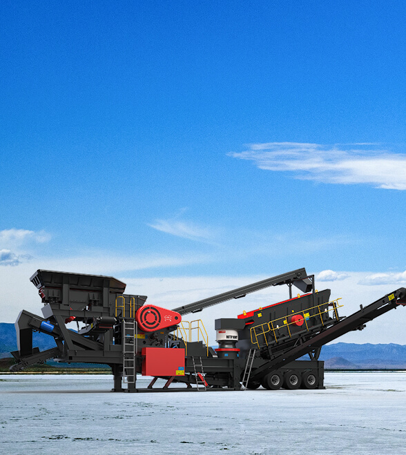 MTF轮胎式移动破碎筛分站