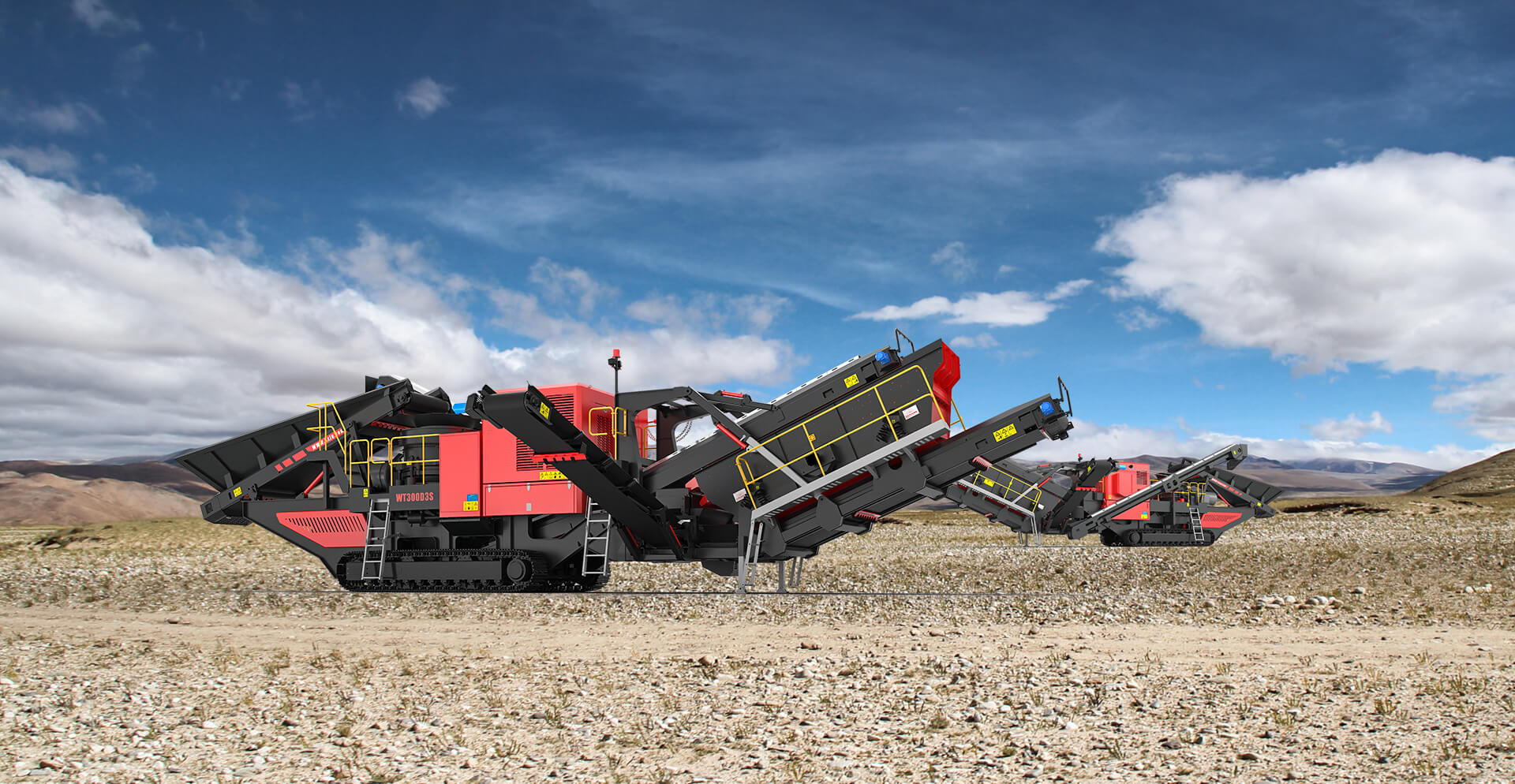 Wotetrack型履带式移动破碎筛分站